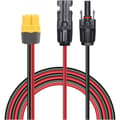 Solpanelstik til XT60 12AWG adapterkabel, til bærbar RV solpanel strømstation solgenerator 1,5M 4,9Ft