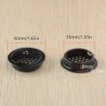 Miniatyrbillede 4 af 5: 35 mm flad åbning sort rustfrit stål udskiftningssæt til køleventiler