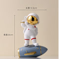 Pikkukuva 2 / 3: Huilusoittaja-Golden Team Astronaut Ornament Nursery olohuoneen sisustuslahjat lapsille ja ystäville (huilusoittaja-kulta),