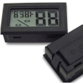 Miniatyrbillede 2 af 5: 5 stykker temperatur- og fugtighedsmåler med sort digitalt display, indbygget sonde, forsendes uden batteri