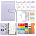 Pikkukuva 1 / 5: A6 Pu nahkainen muistikirjan organizer Purple