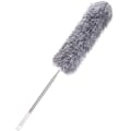Miniatyrbillede 1 af 3: Kreativ rengøring fjer duster rustfrit stål loft børste vaske støv duster super lang teleskop duster