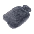 Pikkukuva 7 / 8: Pehmoinen kuumavesipullo pehmeällä kannella 2000ml Anti-Scald Double Hand Insert - Tummanharmaa
