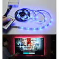 Miniatyrbilde 5 av 5: LED fargerik lysstripe USB fargebakgrunnslysstripe (3 meter + kontroller + 24 taster fjernkontroll)