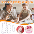 Miniatyrbillede 1 af 5: Stykker Alt-i-en Rose Flower Fondant Kage Trykpresse Form Cookies Form