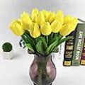 Miniatyrbillede 3 af 5: 12. / sæt Pu Fantastisk Holland Tulip Flower Real Touch Konstgjorda Silk Blommor Arrangemang Bukett Hem Ro