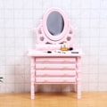 Miniatyrbilde 3 av 4: 2 stk, rosa minikommode mockup dekor