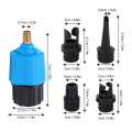 Miniatyrbillede 3 af 5: SUP Marine Air Valve Adapter til oppustelig bådkajak blå (nr. 1 stik)