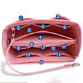Miniatyrbillede 2 af 10: Indsæt taske i filt Organizer SORT 34*18*17CM 34*18*17CM black 34*18*17cm-34*18*17cm