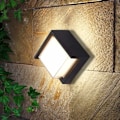 Miniatyrbillede 1 af 5: 7W Firkantet Varm Hvid Moderne Minimalistisk Udendørs Firkantet Væglampe Led Balkon Fugtsikker