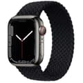 Elastisk Apple Watch-rem 42mm/44mm/45mm/49mm Sort Svart Large