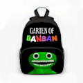Miniatyrbillede 1 af 2: Garten of Banban 3D Barnryggsäck Flickor Pojkar Student skolväska