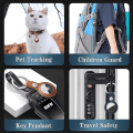 Pikkukuva 5 / 5: 4 Pack Keychain Nahka AirTag Case Tracker Locator Sopiva Applen kaulapanta