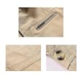 Miniatyrbilde 5 av 5: Vindjakke i bomull for menn Light Khaki XS