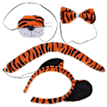 Pikkukuva 3 / 3: 1 set taaperoiden tiikeriasusettiä set Tiger set juhliin sarjakuva Tiger Cosplay set