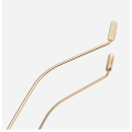 Pikkukuva 3 / 5: Lasikehyksen litteät linssit TR90 Frame Anti Blue Light muotilasit Rice Nail Unisex tasolasit (läpinäkyvä valkoinen C6)