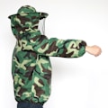 Miniatyrbillede 3 af 5: Bibeskyttelsestøj, camouflagebibeskyttelse, biavlsværktøj (camouflage top)