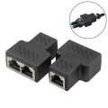 Pikkukuva 3 / 6: 1-2 LAN Ethernet Nätverkskabel RJ45 Splitter Plug Adapter