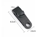 Miniatyrbillede 2 af 5: Tarp Clamp Clamp, Heavy Duty Tarp Clamp Sæt Instant Markise Clamp til Tarp Telte Caravan Have Shade Cover, Sort 10 Stk,