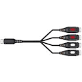 Pikkukuva 3 / 3: SpeaKa Professional SP-7870300 Cinch-RCA / audio-DIN-liitäntä Y-sovitin [1x 5-nastainen urosdiodi (DIN) - 4x Cinch-RCA