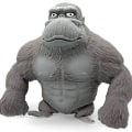Miniatyrbilde 1 av 3: Stretch gorilla leketøy for vri Trekk bøying for barn Grey Grey