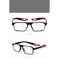Pikkukuva 5 / 5: Iskunkestävät urheilulasien kehykset Heavy Duty Outdoor -pyöräilykehykset Ultrakevyet TR-kehykset Koripallolasien kehykset Myopia-kehykset (asteittainen harmaa)