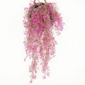 Miniatyrbild 1 av 5: Konstgjorda växter Murgröna Vine Konstgjord växt inomhus utomhus konstgjord blomma för vägg- och trädgårdsdekoration-80 cm Set med 3 Magenta