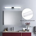 Miniatyrbillede 3 af 5: Badeværelsesspejl Væglampe Badeværelsesloftslampe Krom Makeup Lampe Gratis Boring Installation Badeværelse LED Spejl Fron