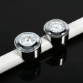 Miniatyrbilde 2 av 5: Motorsykkelstyreklokke, 7/8" vanntett Motorsykkelstyremontert digital klokke og termometer Temp hvit