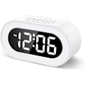 Miniatyrbild 1 av 4: Liten LED digital väckarklocka med snooze-funktion, enkel användning, dimning i full intervall, justerbar väckningsvolym, kompakt