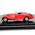 Miniatyrbillede 3 af 4: 1:28 Legering klassisk bil Retro bilmodell prydnad red