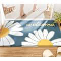Miniatyrbild 2 av 5: Small Daisy Home Printed Badrumsgolvmatta - Klarblå 50*80cm,