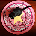 Miniatyrbilde 3 av 5: Teppe Sakura Magic Array Teppe Gulvmatte Sklisikker dørmatte Plysj Princess Creative Håndlaget Stue Sofabord Teppe (60 * 60),