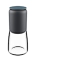 Pikkukuva 1 / 5: Pippurimylly vastajauhettu merisuola ja lasi manuaalinen pippurijauhe (Peacock Blue 150ml),