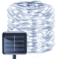 Miniatyrbillede 1 af 5: LED String Lights Solar Kobber Rør String Lights Festlige Dekorative Lights (Klar hvid)