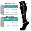 Pikkukuva 5 / 5: Kompressiosukat naisille ja miehille Circulation 6 paria set2 L XL
