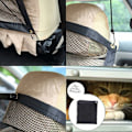 Miniatyrbild 5 av 5: 112cm*62cm Black Car Pet Isolation Net Hund Isolation Barrier Net