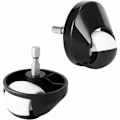 Miniatyrbilde 1 av 5: 2 stk (svart 1) robotstøvsuger tilbehør styrehjul for Xiaomi/irobot