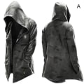Pikkukuva 3 / 4: Miesten trenssitakki Halloween-aiheinen Cospaly-asu 2XL Army Green