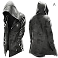 Pikkukuva 3 / 4: Miesten trenssitakki Halloween-aiheinen Cospaly-asu 4XL Gray