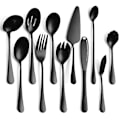 Miniatyrbillede 1 af 5: Bestiksæt Serveringsstykke 11PC-Sort black