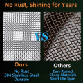 Pikkukuva 3 / 5: Mesh mesh levy suodatus metalliverkko mesh , hieno mesh 21*30cm hopea
