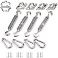 Miniatyrbilde 1 av 5: M5 holdbar rustfritt stål rigging skygge seil skygge mesh hardware tilbehør