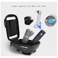 Miniatyrbillede 5 af 5: Cykeltaske Hard Shell Styrtaske Touch Screen Mobiltelefontaske Vandtæt taske Mountainbiketaske (sort) -