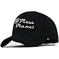 Pikkukuva 3 / 5: Pizza Planet Hattu Lippalakki cap isähattu säädettävä puuvillainen aikuisten urheiluhattu Unisex, musta-1