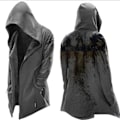 Pikkukuva 1 / 4: Miesten trenssitakki Halloween-aiheinen Cospaly-asu 4XL Gray