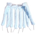 Miniatyrbillede 1 af 3: 8 Claw Heatless Curls Rod Pandebånd No Heat Hair Curlers Blue