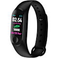 Miniatyrbillede 1 af 4: Puls- og blodtryksovervågning Bluetooth Smart Armbånd (sort)