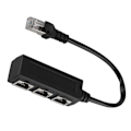 Miniatyrbilde 2 av 8: Ethernet-splitterkabel: 1 hann til 3 hunnporter for forbedret tilkobling