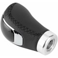 Miniatyrbillede 3 af 5: Bil gearskifteknap, Universal bil gearskifteknap Universal læder håndbold stick hoved gearskifteknap til bil (sort)